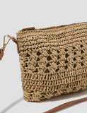 Monsoon knitted tote bag raffia texture, UK version