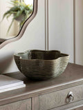 Gallery Home Green Garden Scalloped Bowl, imported from the UK