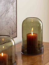 Next Gallery Home Green Glass Candle Cloches- Buy online at McGrocer