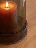Gallery Home green glass candle cloche, UK version