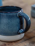 Gallery Home blue reactive glaze mug 8cm, imported from the UK