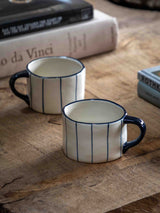 Next Gallery Home Blue Organic Stripe Mug- Buy online at McGrocer