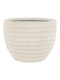 Gallery Home white ridged planter 33cm - British product