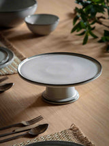 Next Gallery Home Grey Reactive Glaze Cake Stand- Buy online at McGrocer
