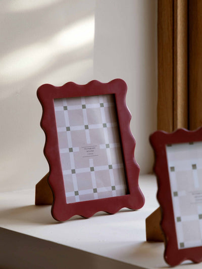 Next Gallery Home Red Scallop Photo Frame- Buy online at McGrocer