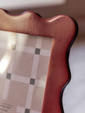 Gallery Home red scallop photo frame 21.5x16.5cm, UK version