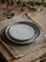 Next Gallery Home Grey Reactive Glaze Side Plate 18cm- Buy online at McGrocer