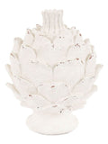 Gallery Home white rustic artichoke sculpture, UK version