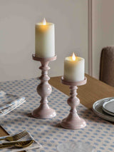 Next Gallery Home Pink Metal Candle Holder- Buy online at McGrocer