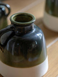 Gallery Home green glaze ceramic bud vases set of 3, UK version