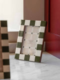 Gallery Home checkered photo frame 19cm x 14cm - British product