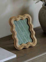 Next Gallery Home Gold Wavy Photo Frame 23cm x 18cm- Buy online at McGrocer