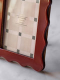 Gallery Home red scallop photo frame 19x14cm, UK version