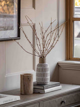 Next Gallery Home Brown Orchids in Moss Dot Pot Faux Orchid Arrangement 61cm- Buy online at McGrocer