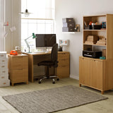 John Lewis Abacus narrow filing cabinet FSC oak - British product
