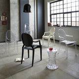 Kartell Victoria Ghost chair in transparent polycarbonate - British product