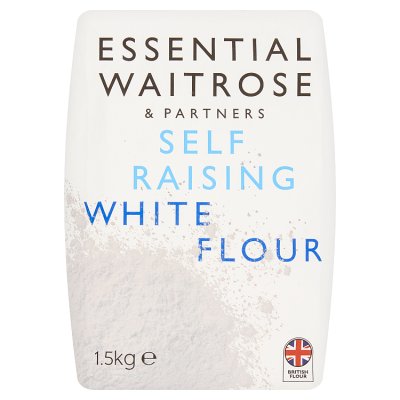Waitrose Essential self-raising white wheat flour 1.5kg - British product
