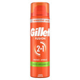 Gillette Fusion sensitive skin shave gel 200ml (British brand)