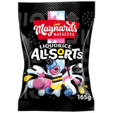 Maynards Bassetts Liquorice Allsorts sweets sharing bag, imported from the UK