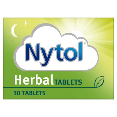 Nytol herbal tablets 30s valerian passion flower, imported from the UK