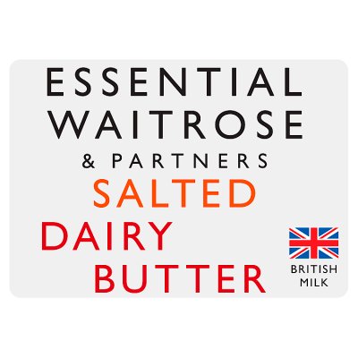 Waitrose Essential salted butter 500g block, UK version