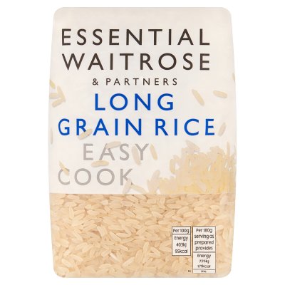 Waitrose easy cook long grain rice 500g - British product