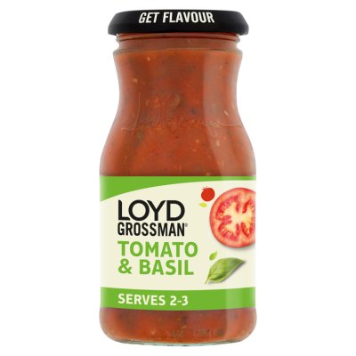 Loyd Grossman Tomato and Basil pasta sauce 350g - British product