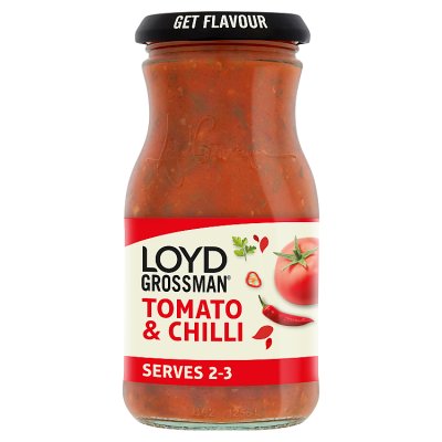 Loyd Grossman tomato and chilli pasta sauce 350g - British product