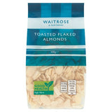 Waitrose toasted flaked almonds 100g, imported from the UK