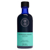 Neal's Yard geranium and orange bath oil 100ml - British product