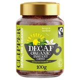 Clipper Fairtrade Organic Decaf Instant Coffee 100g (British brand)