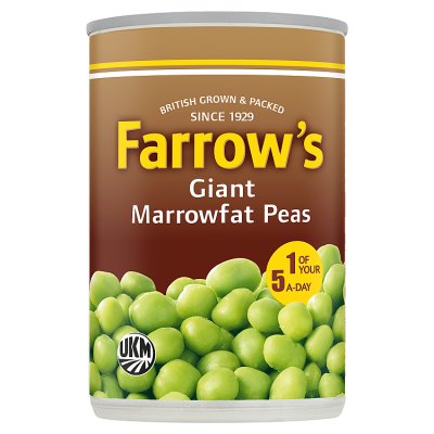 Farrow's marrowfat processed peas 300g (British brand)