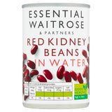 Waitrose canned red kidney beans in water 300g - British product