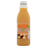 Waitrose pressed apple and mango juice 1 litre (British brand)