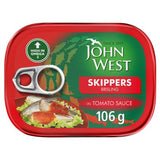 John West skippers in tomato sauce 106g (British brand)