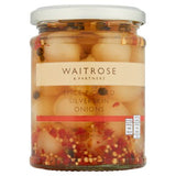 Waitrose spiced pickled silverskin onions 295g (British brand)