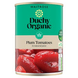 Duchy Organic plum tomatoes in natural juice 400g, imported from the UK