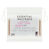 Waitrose Essential cotton buds 200s, imported from the UK