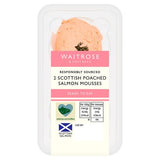 Waitrose poached Scottish salmon mousses 100g (British brand)
