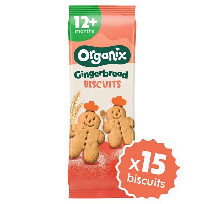 Organix Gingerbread Men toddler snacks 135g - British product
