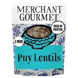Merchant Gourmet Puy and green lentils 250g - British product