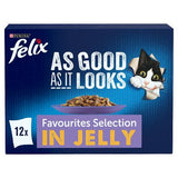 FELIX wet cat food Favourites Selection 12x85g - British product