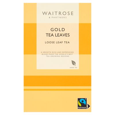 Waitrose Gold loose leaf tea in 250g pack, UK version