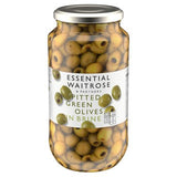 Waitrose pitted green olives in brine 935g, UK version