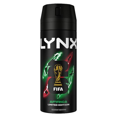 Lynx Africa 48 hour bodyspray deodorant 150ml, imported from the UK