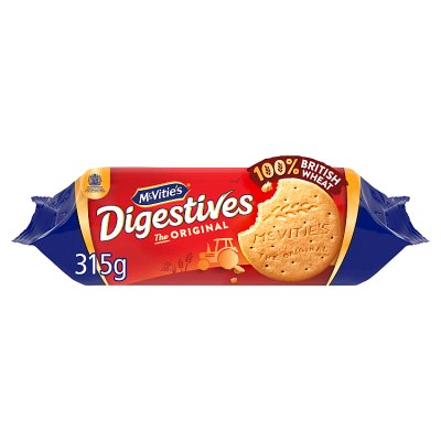 McVitie's Digestives Original biscuits 315g, imported from the UK