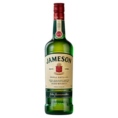 Jameson triple distilled blended Irish whiskey 700ml (British brand)
