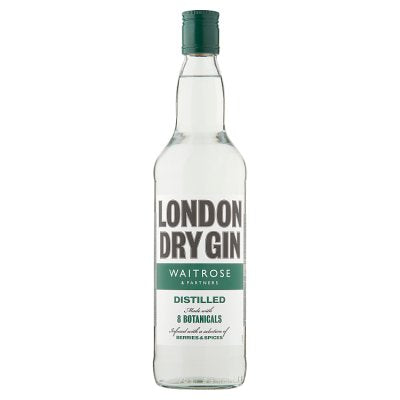 Waitrose London Dry Gin 70cl bottle - British product