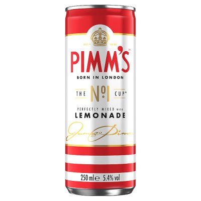 Pimm's No.1 and lemonade premix can 250ml - British product