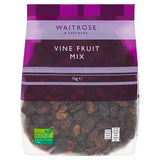 Waitrose vine fruit mix with raisins and sultanas, 1kg, UK version